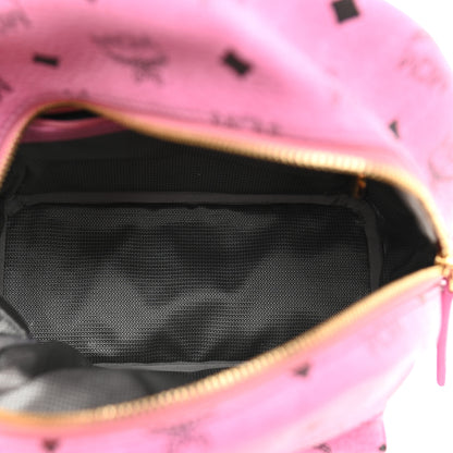MCM Visetos Side Stud Small Stark Backpack Pink 5 of 12