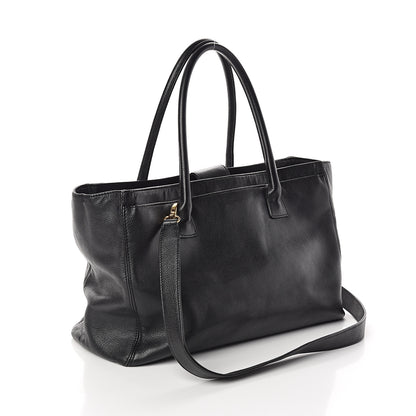 Chanel Calfskin Cerf Shopper Tote Black 2 of 9