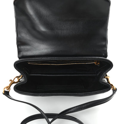 Saint Laurent Calfskin Y Quilted Monogram Toy Loulou Crossbody Bag Black 4 of 4