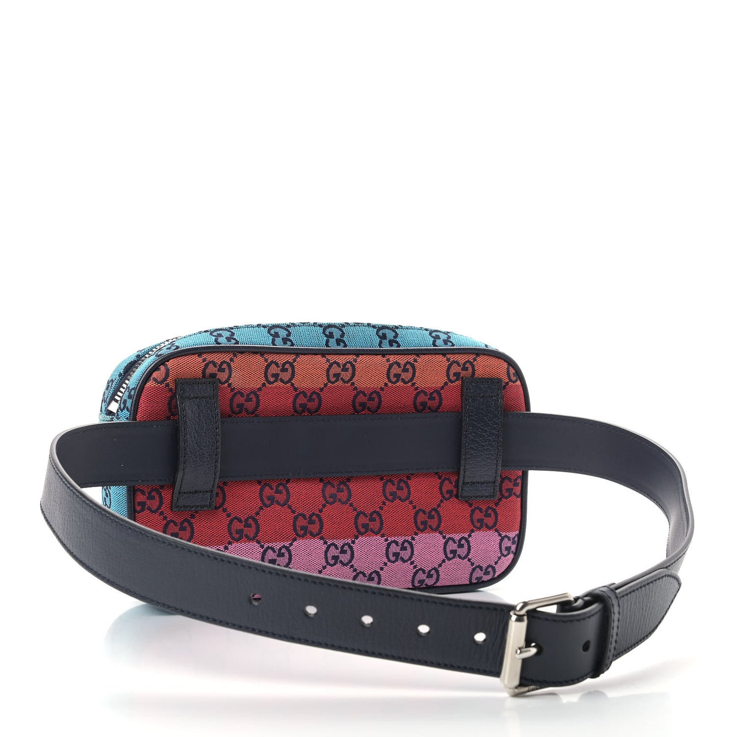 Monogram Multicolor Retro Interlocking G Belt Bag Blue Rainbow Light Blue