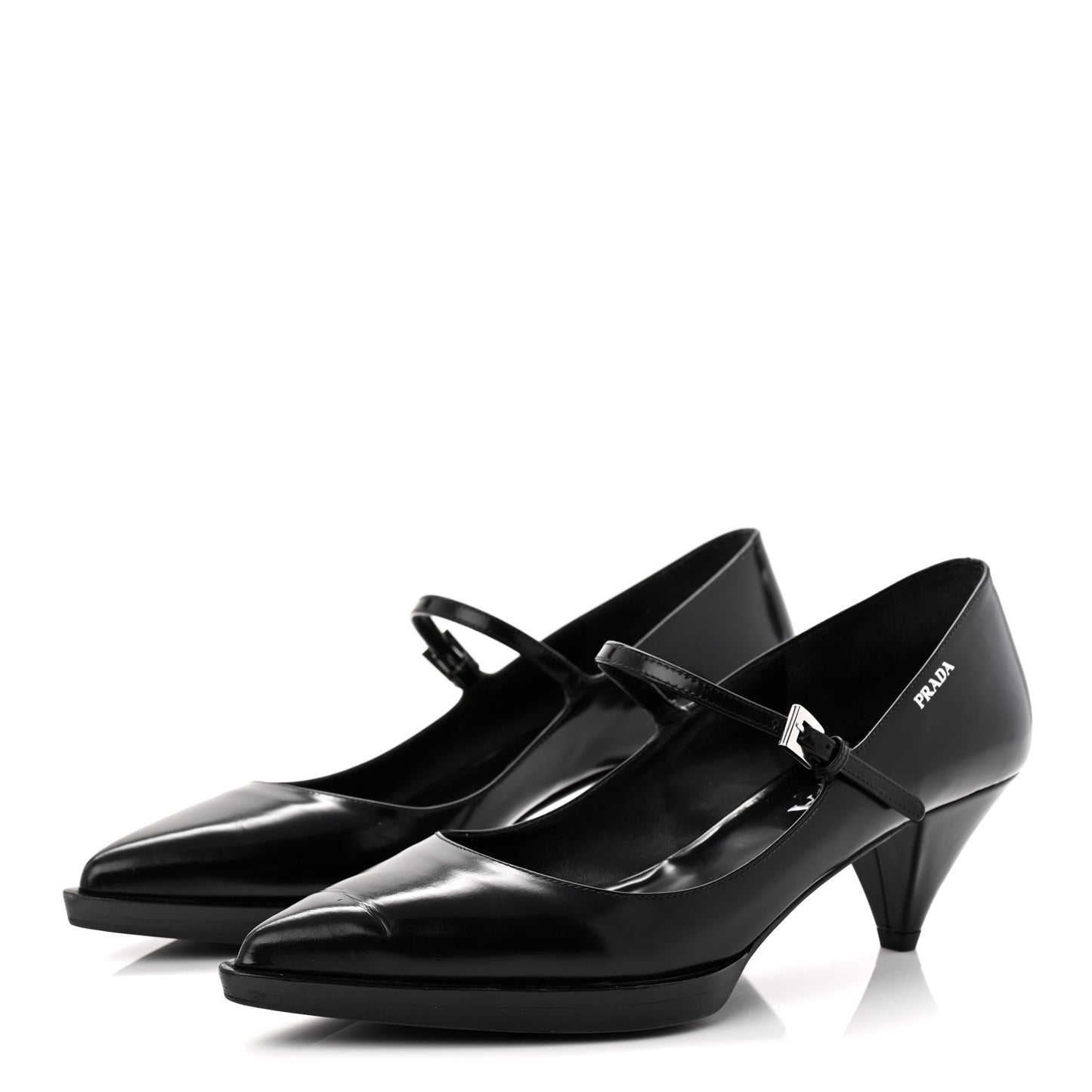 Spazzolato Mary Jane 45mm Pumps 37 Black