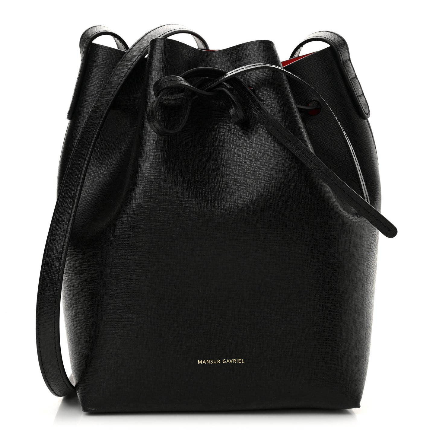 Saffiano Bucket Bag Black Flamma