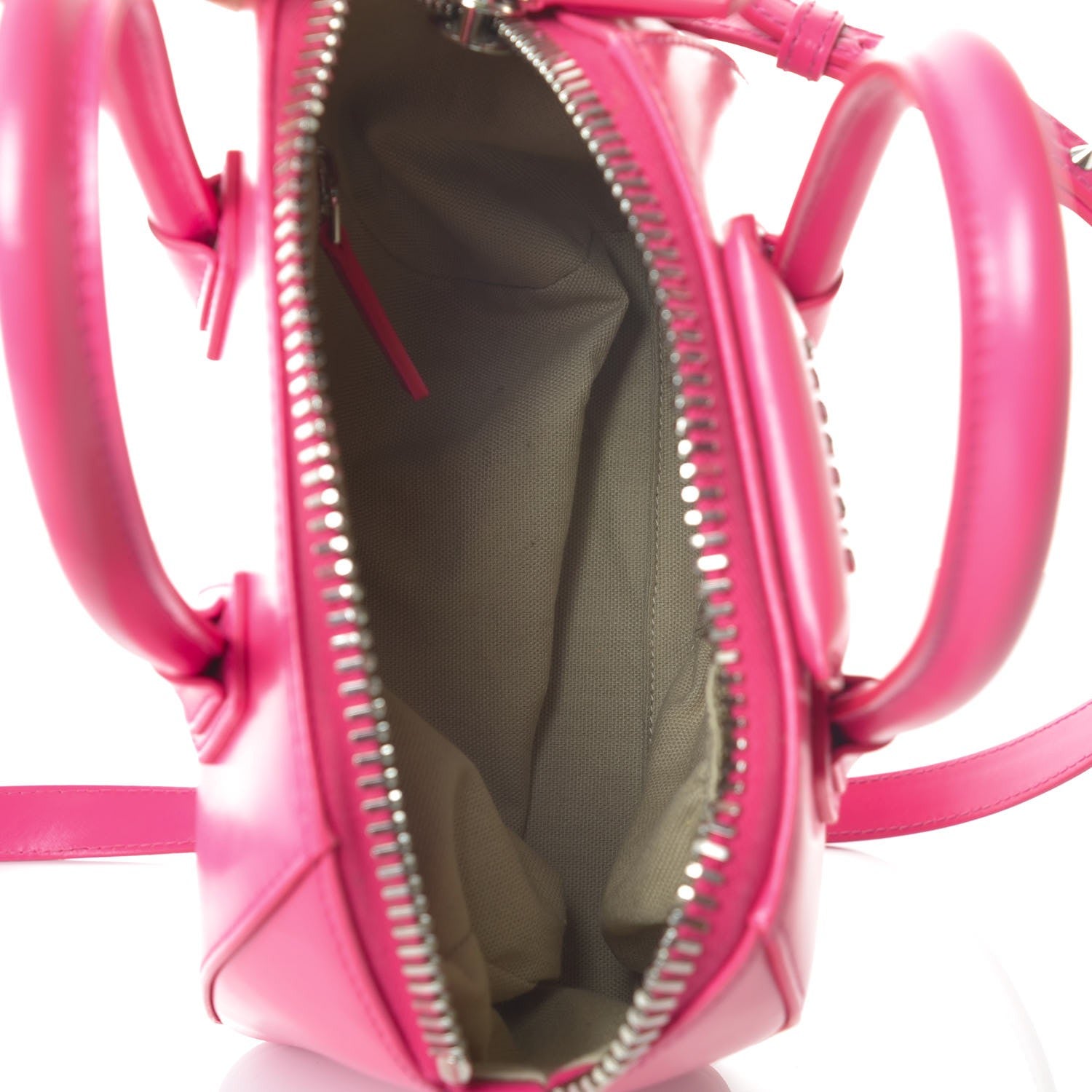 Givenchy Shiny Lord Calfskin Mini Antigona Shocking Pink 5 of 10