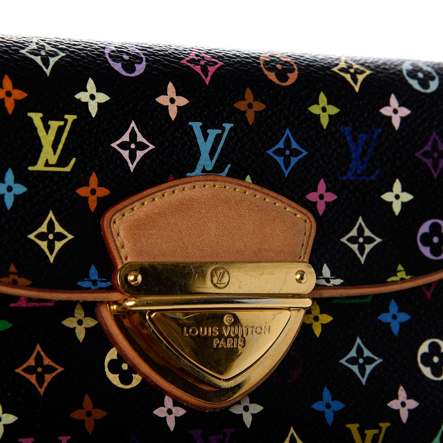 Monogram Multicolor Eugenie Wallet Black