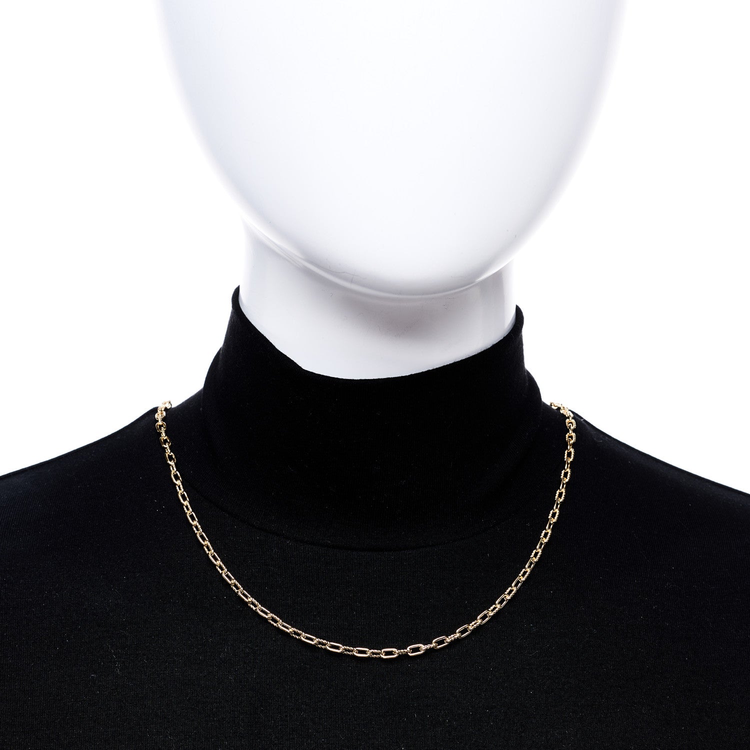 David Yurman 18K Yellow Gold 3mm Madison Chain Necklace 2 of 5