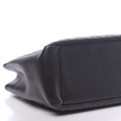 Chanel Caviar Quilted Grand Shopping Tote GST Black 9 of 10