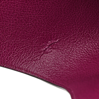 Tom Ford Suede Large Alix Padlock Zip Shoulder Bag Fuchsia 8 of 11