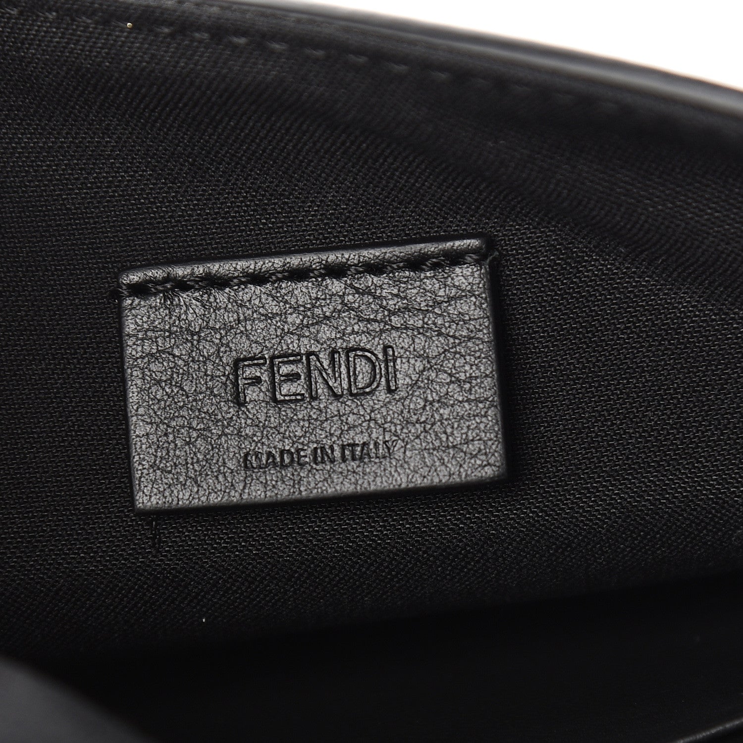 Fendi Vitello Grace Matte Duo Baguette Black 8 of 10