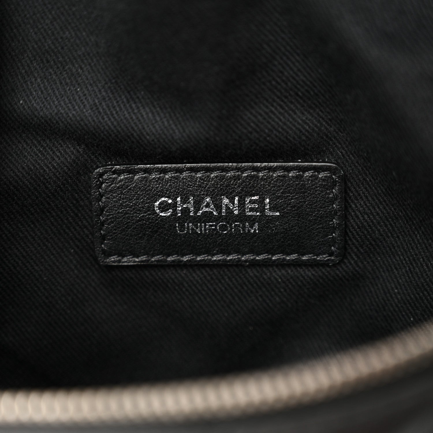 Chanel Calfskin Quilted Waist Belt Bag Black 6 of 11