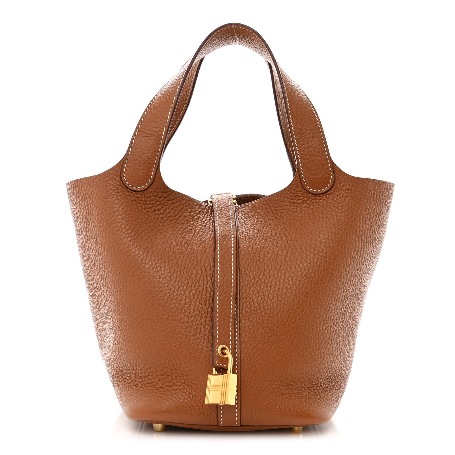 Hermes Taurillon Clemence Picotin Lock 18 PM Gold 1 of 12