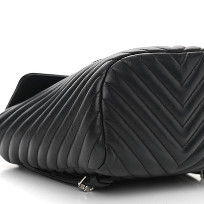 Chanel Calfskin Chevron Quilted Small Urban Spirit Backpack Black 9 of 10