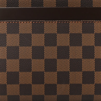 Louis Vuitton Damier Ebene Pochette Saint Louis Clutch 8 of 10
