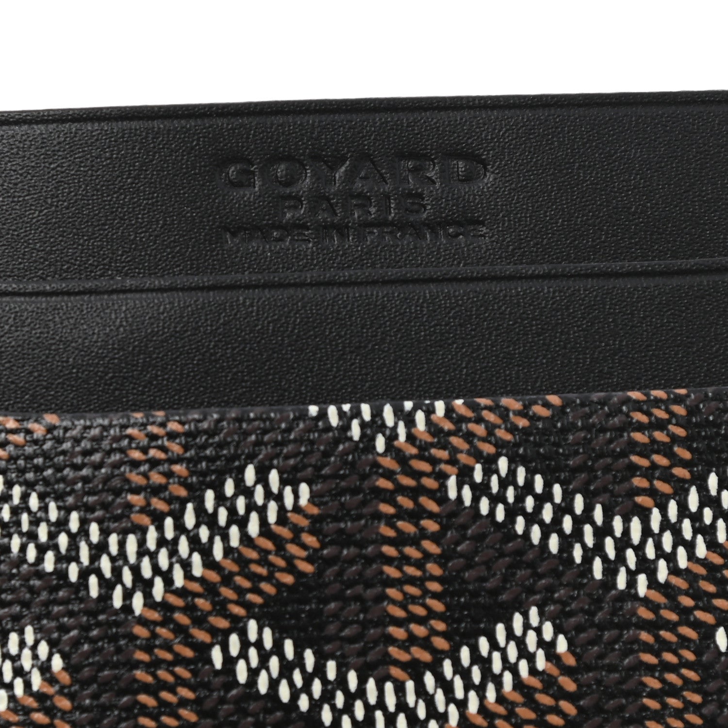 Goyard Goyardine Saint Sulpice Card Holder Black 6 of 6