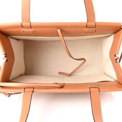 Loewe Grained Calfskin Small Cushion Tote Tan 5 of 9