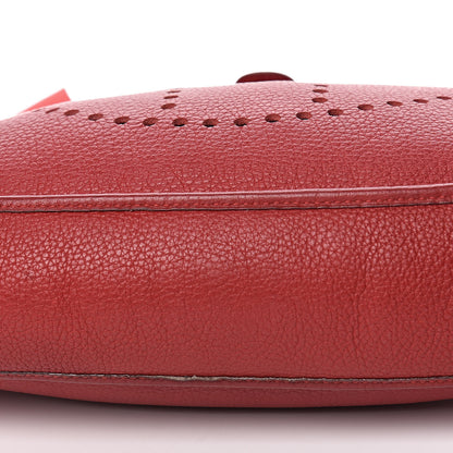 Hermes Taurillon Clemence Evelyne GM Rouge Vif 14 of 18