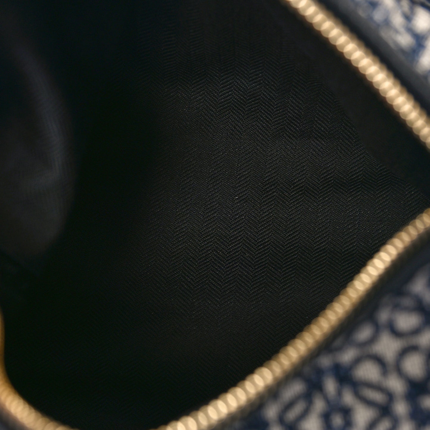 Jacquard Anagram Calfskin Small Cubi Bag Navy