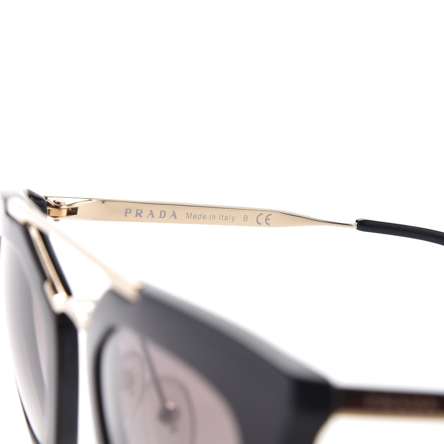 Acetate Cinema Sunglasses SPR 09Q Black