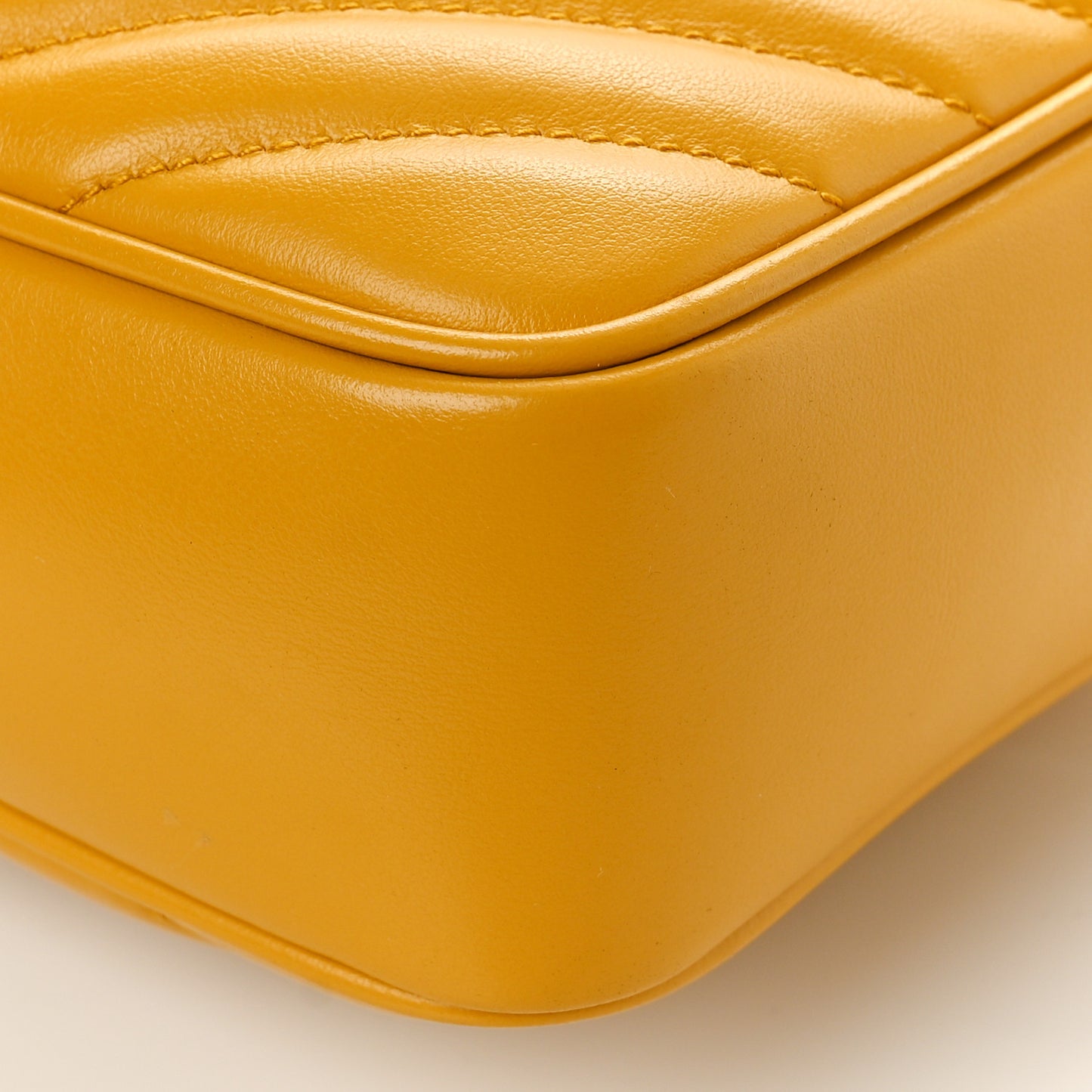 Calfskin Matelasse Monogram Lou Camera Bag Safran