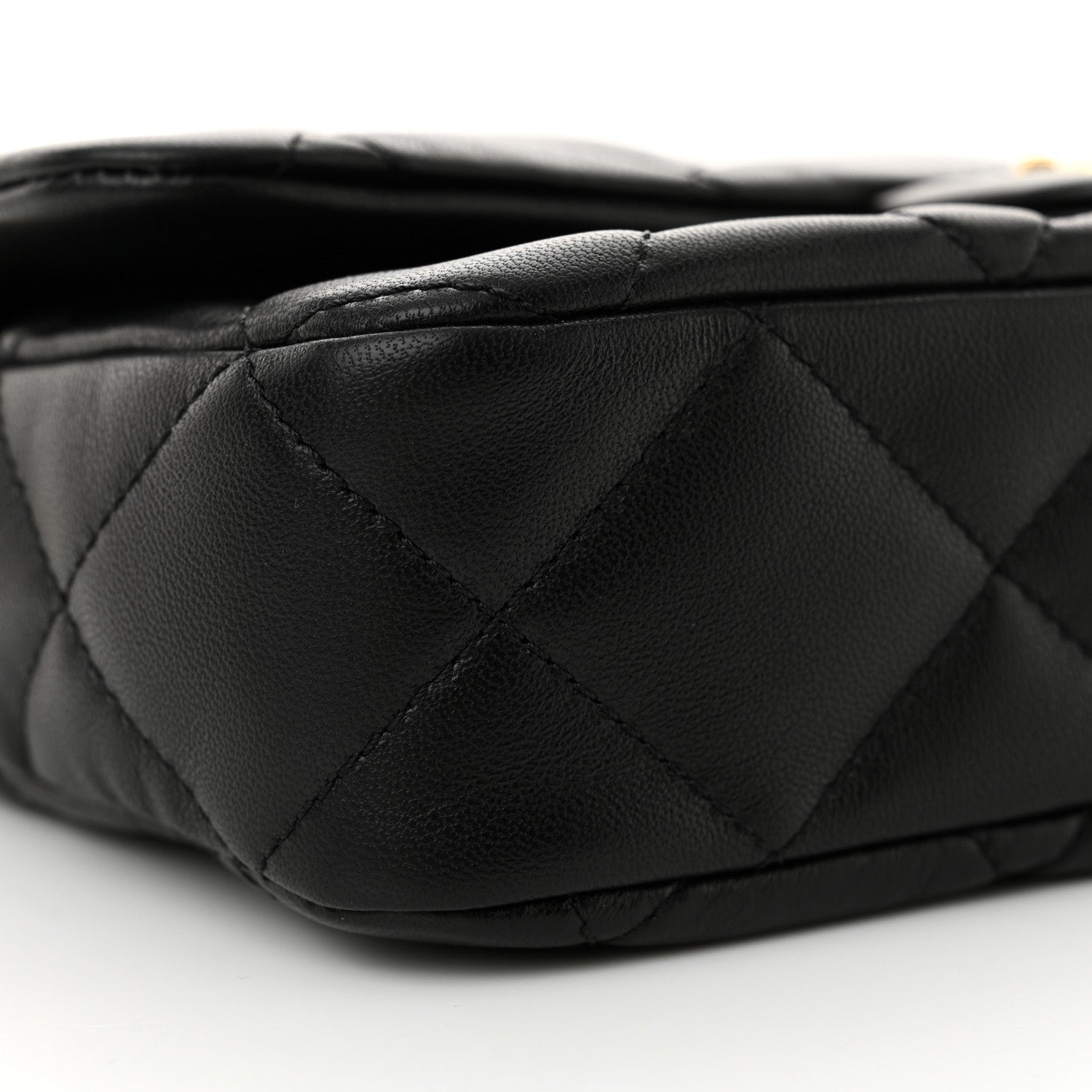 Chanel Lambskin Quilted Flap Black 9 of 12