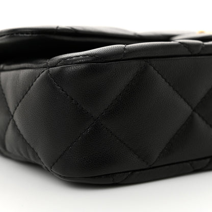 Chanel Lambskin Quilted Flap Black 9 of 12