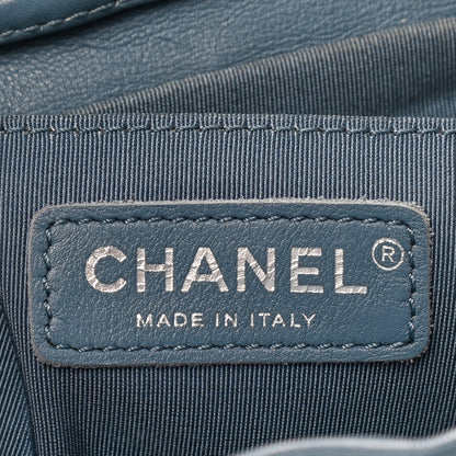 Chanel Calfskin Chevron Quilted Small Urban Spirit Backpack Light Blue 6 of 10
