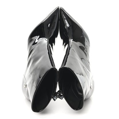 Christian Louboutin Patent Sporty Kate Booty 85 Ankle Boots 36.5 Black 2 of 9