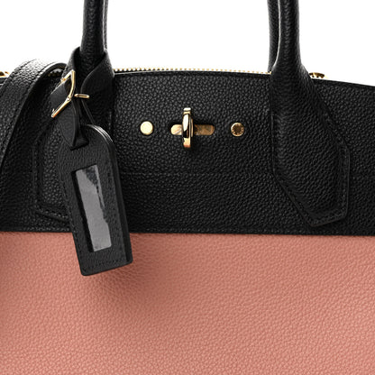 Louis Vuitton Taurillon City Steamer PM Magnolia Pink Black 8 of 9