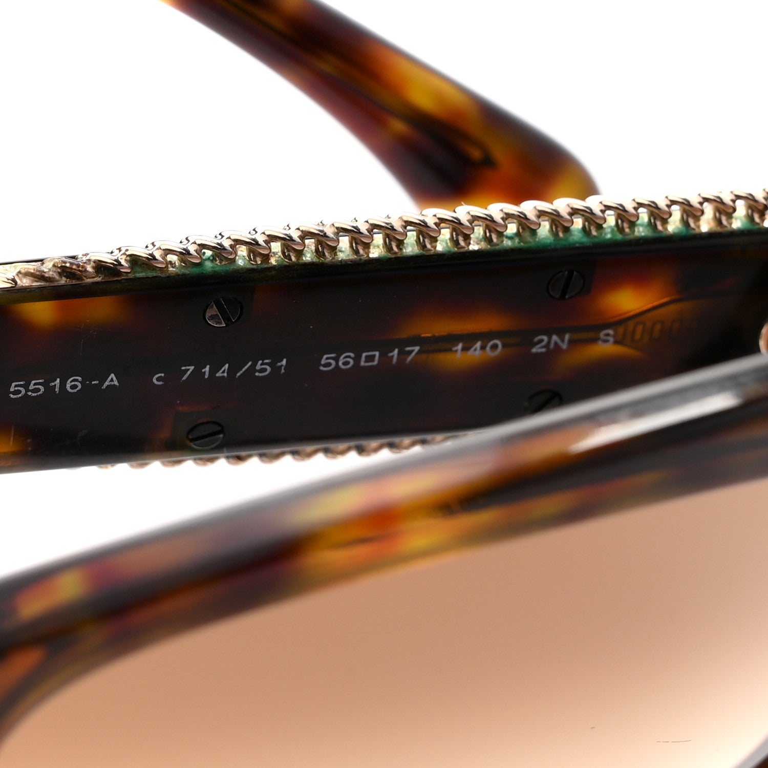 Chanel Acetate CC Sunglasses 5516-A Tortoise 9 of 10
