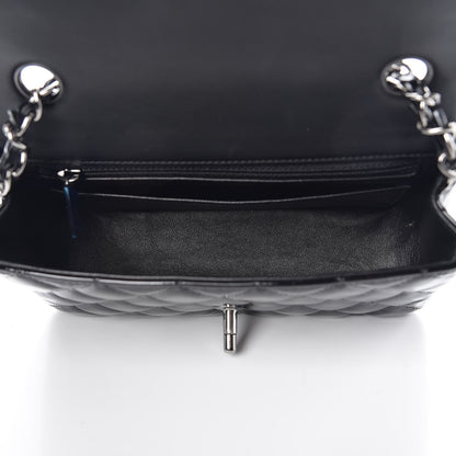 Chanel Patent Calfskin Quilted Mini Rectangular Flap Black 5 of 8