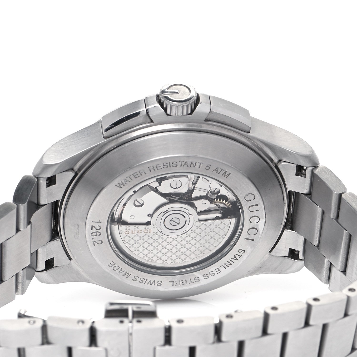 Gucci Stainless Steel 44mm G-Timeless Chronograph Automatic Watch Black 4 of 5