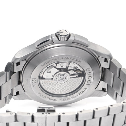 Gucci Stainless Steel 44mm G-Timeless Chronograph Automatic Watch Black 4 of 5