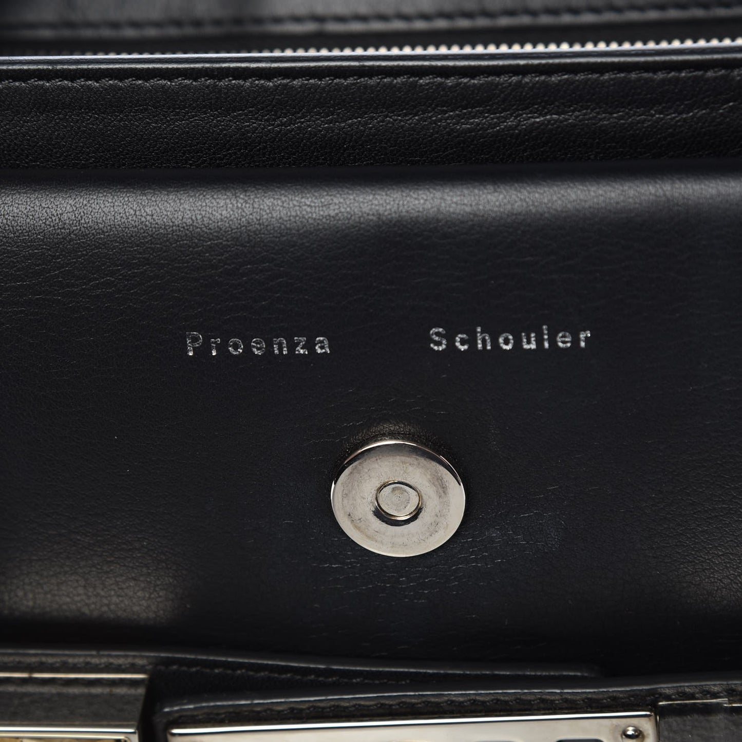 Smooth Calfskin PS11 Classic Shoulder Bag Black