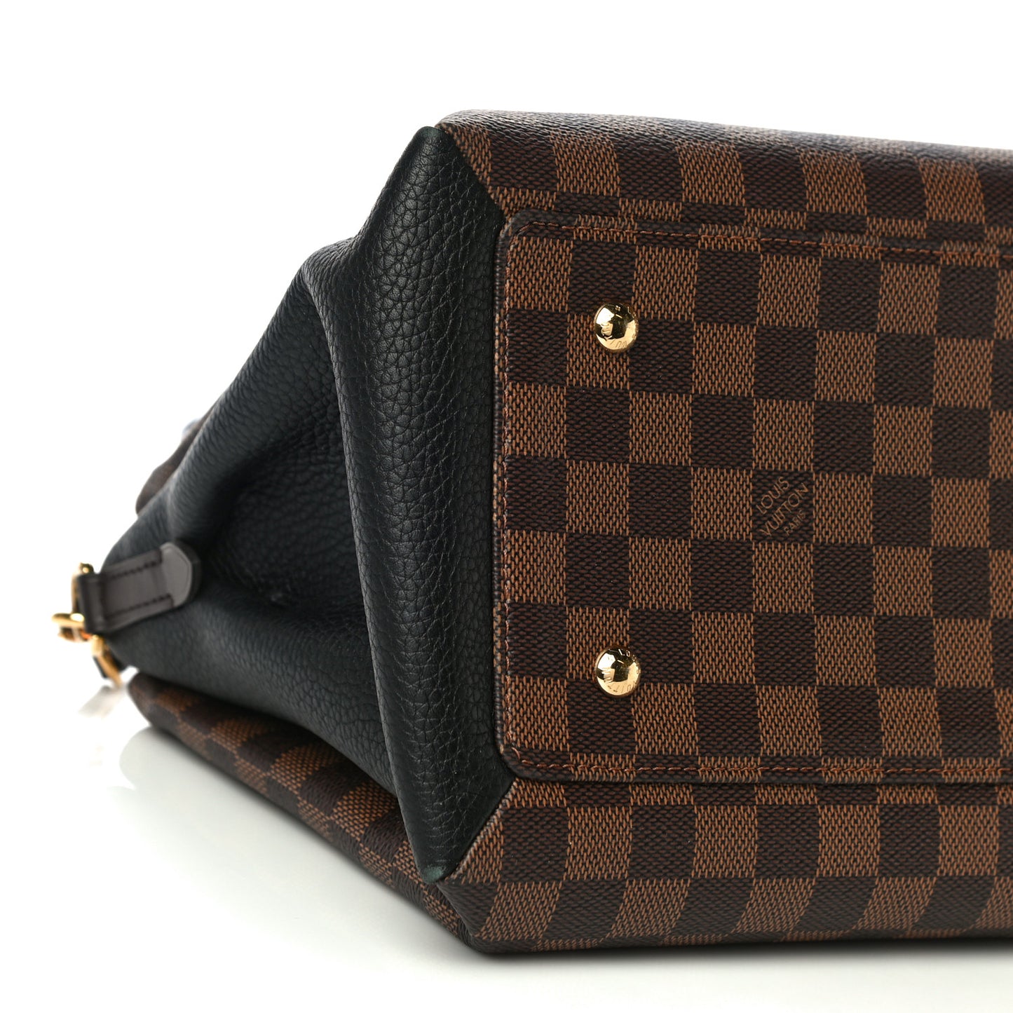 Cuir Taurillon Damier Ebene Normandy Black