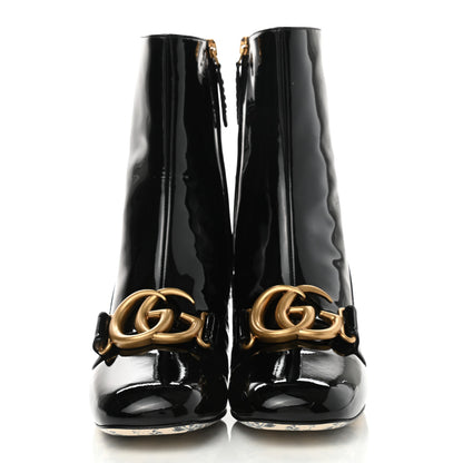 Gucci Vernice GG Victoire 55mm Ankle Boots 37 Black 2 of 9