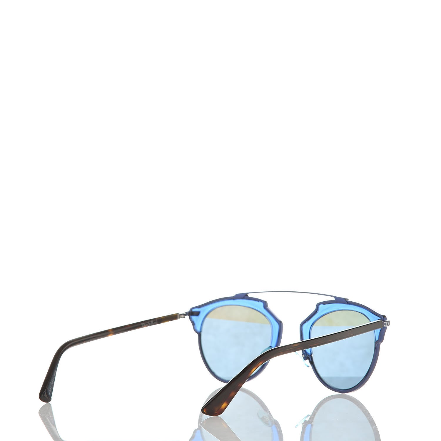 Christian Dior So Real Sunglasses Blue Havana 4 of 8