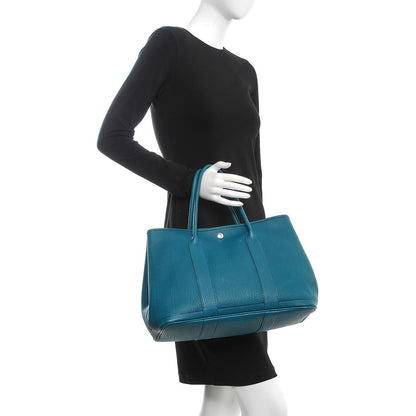 Hermes Negonda Garden Party Tote 36 MM Cobalt 2 of 14
