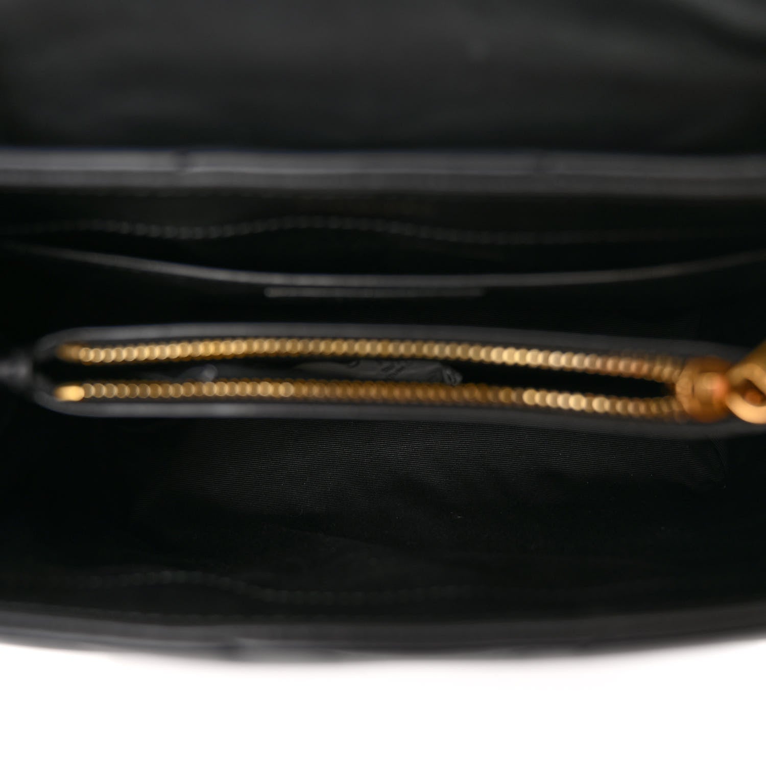 Saint Laurent Calfskin Y Quilted Monogram Small Loulou Chain Satchel Black 5 of 10