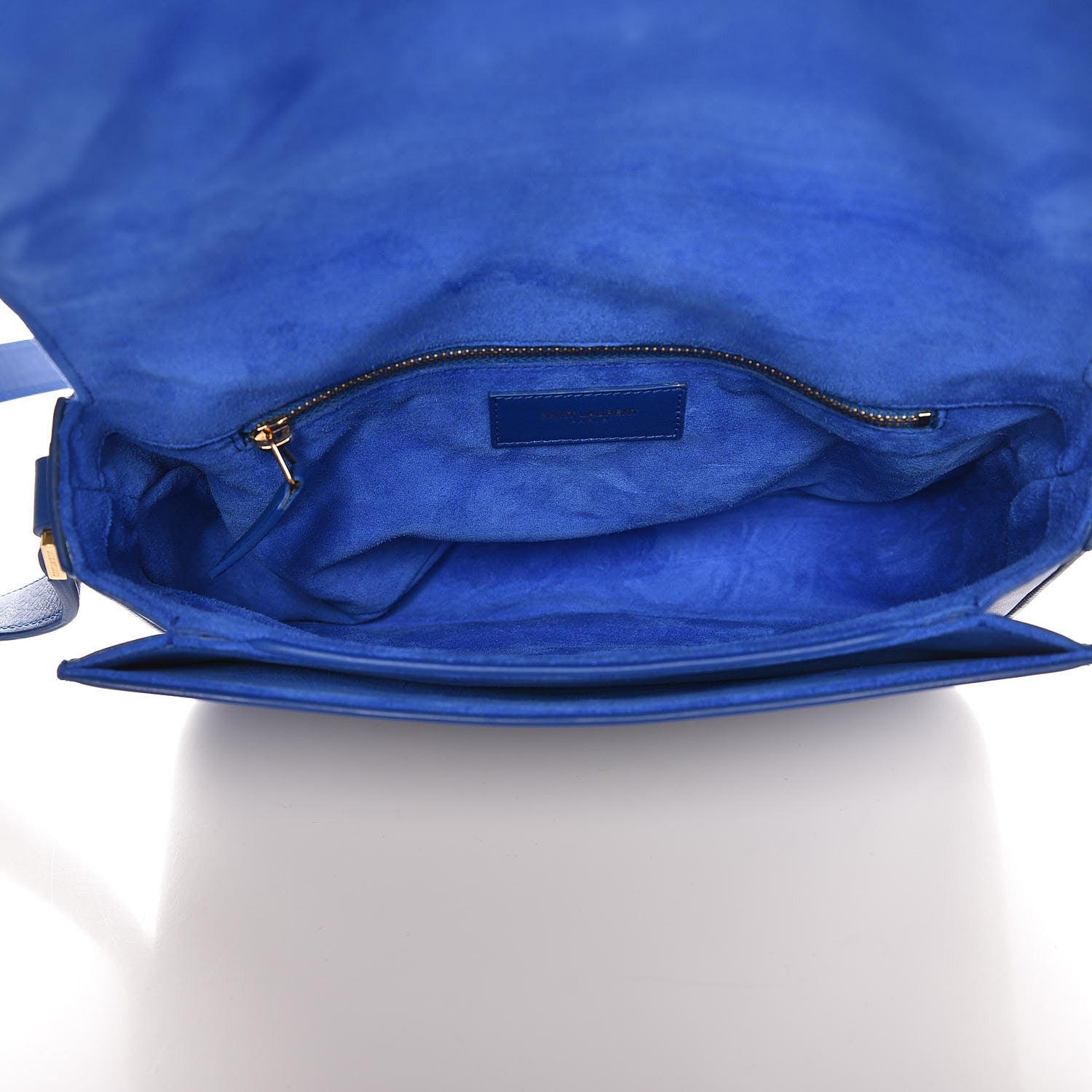 Saint Laurent Calfskin Classic Y Satchel Royal Blue 5 of 11