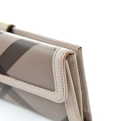 Burberry Smoked Check Continental Wallet Trench 12 of 17