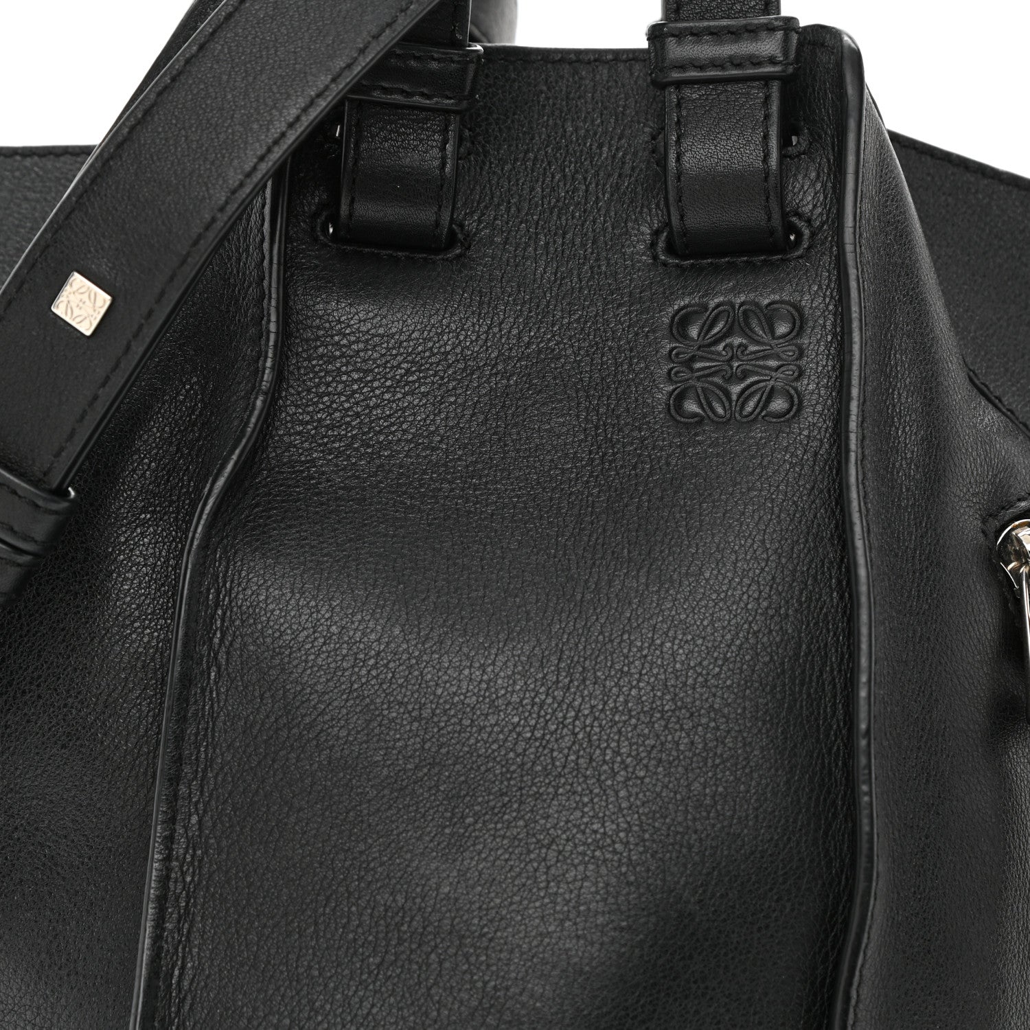 Loewe Calfskin Small Hammock Shoulder Bag Black 9 of 15