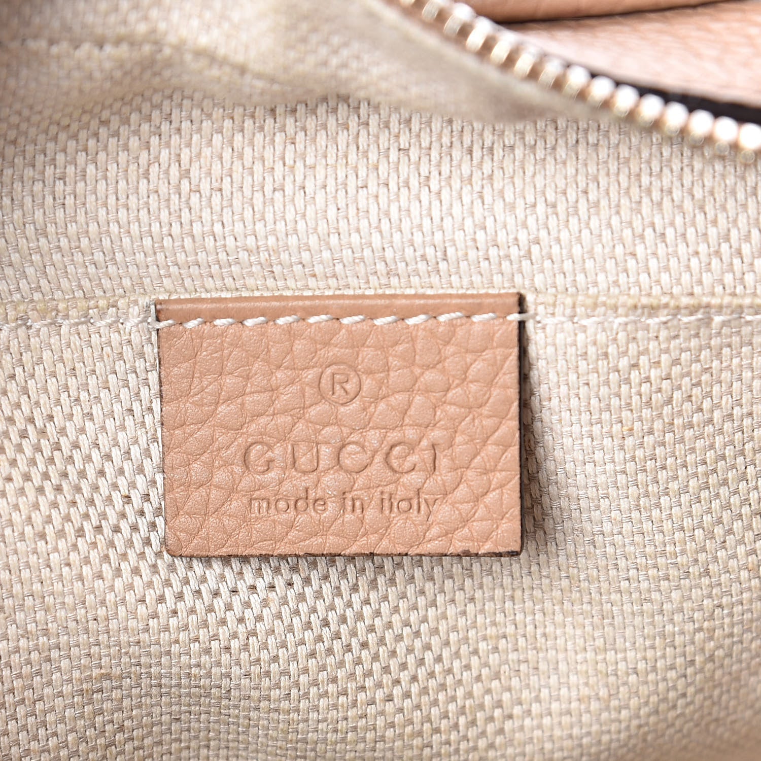 Gucci Pebbled Calfskin Small Soho Disco Bag Rose Beige 6 of 11