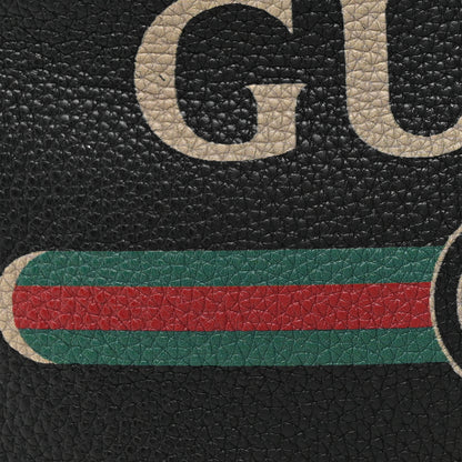 Gucci Grained Calfskin Logo Belt Bag Black 8 of 11