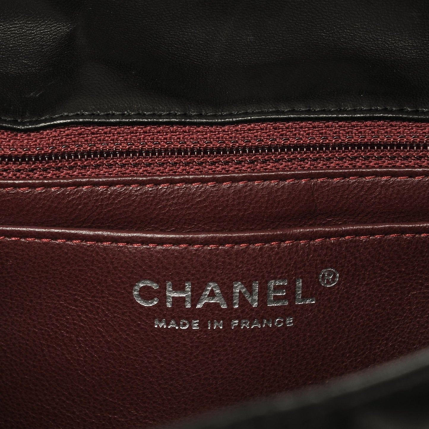 Lambskin Quilted Jumbo Single Flap Black