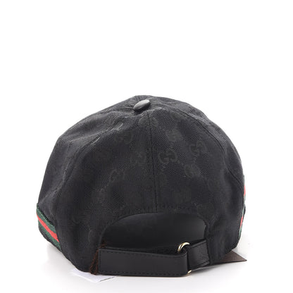 Gucci Monogram Web Baseball Hat M Black 4 of 8