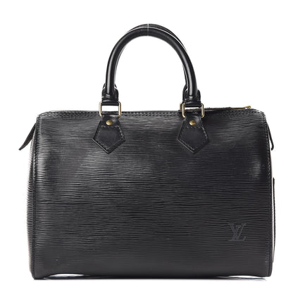 Louis Vuitton Epi Speedy 25 Black 1 of 17