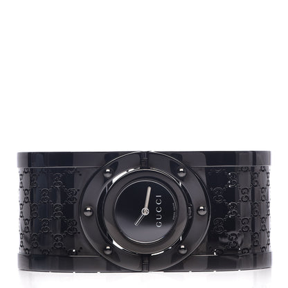 Gucci PVD Stainless Steel 33mm Twirl Quartz Watch Black 3 of 7