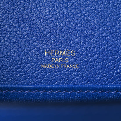 Hermes Evercolor Mini Sac Roulis Gris Meyer Bleu Royal 6 of 10
