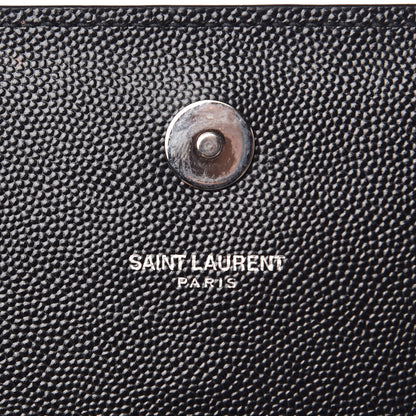 Saint Laurent Grain De Poudre Classic Monogram Kate Clutch Black 8 of 12
