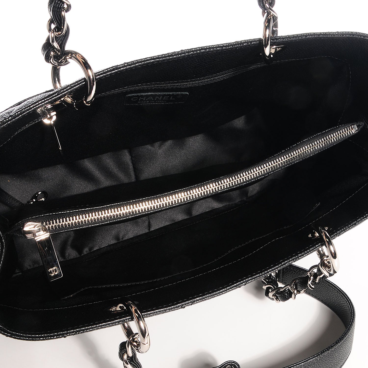 Chanel Caviar Grand Shopping Tote GST Black 6 of 8