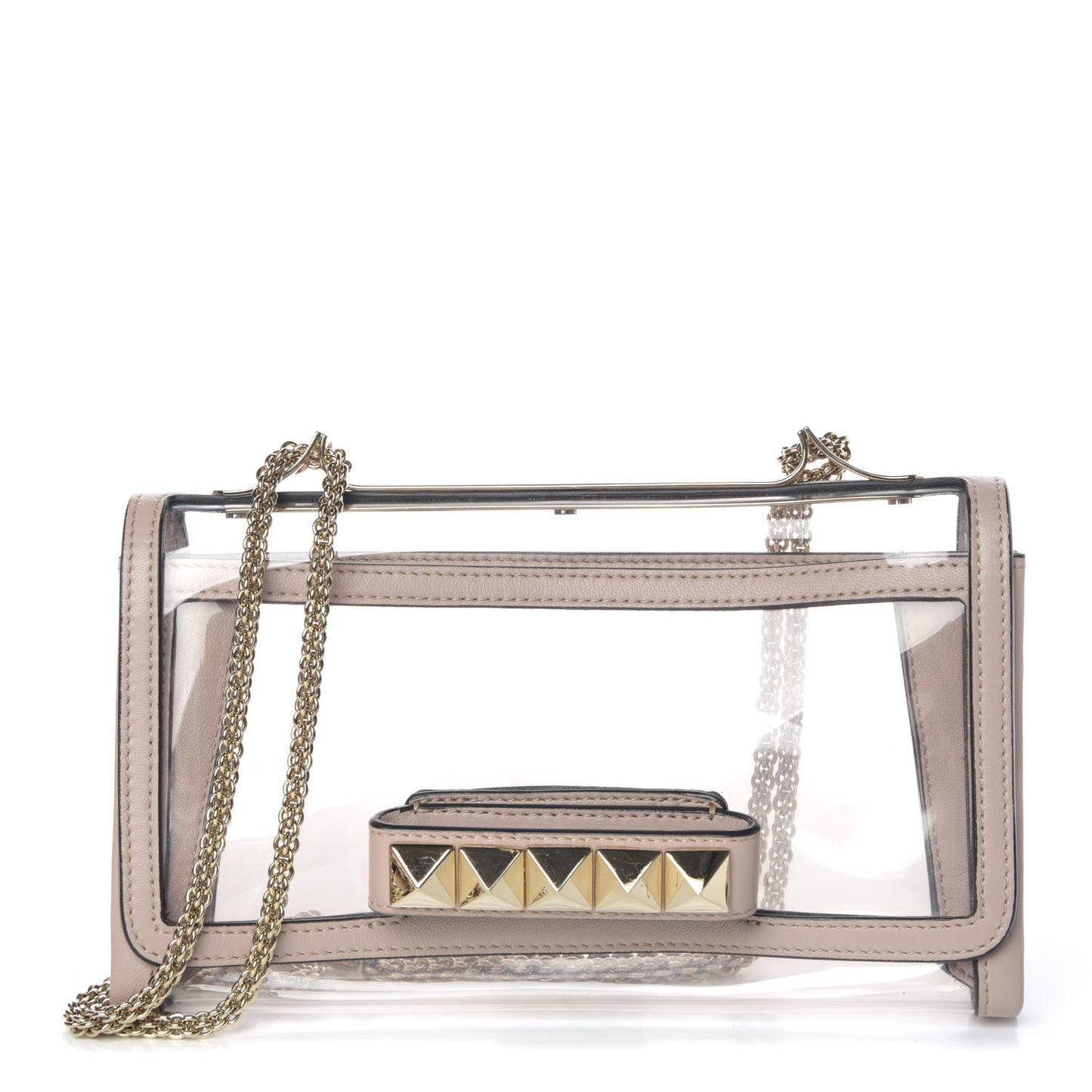 PVC Nappa Naked Va Va Voom Shoulder Bag Poudre